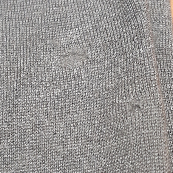 St John SoCa Merino Silk Cashmere Tank Sweater Green Beaded Neck Size Large - Picture 7 of 8